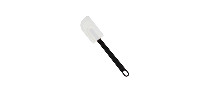 Spatola gomma manico polipropilene cm 40 - accessorio per pasticceria