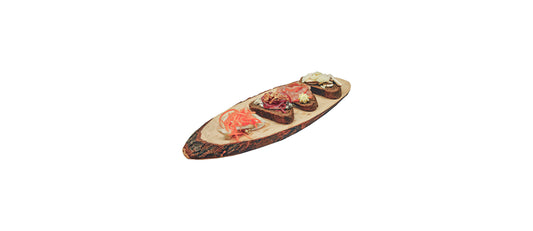 tagliere ontano cm 50x20 h 2 - articolo buffet per organizzare e valorizzare il servizio buffet