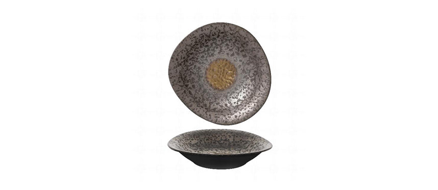 piatto fondo organic agorà stoneware reactive color Ø cm 22 - piatto fondo