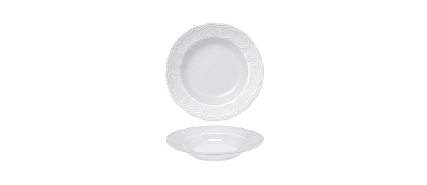 piatto fondo classico porcellana bavaria Ø cm 23 - piatto fondo