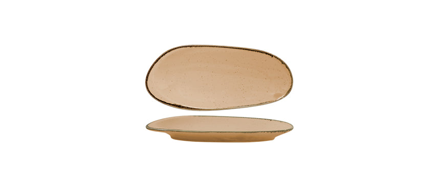 vassoio organic Colour Glaze Hazelnut 31x14 cm - vassoio