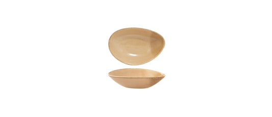 coppetta triangolare Colour Glaze Hazelnut 13x9 cm - coppetta