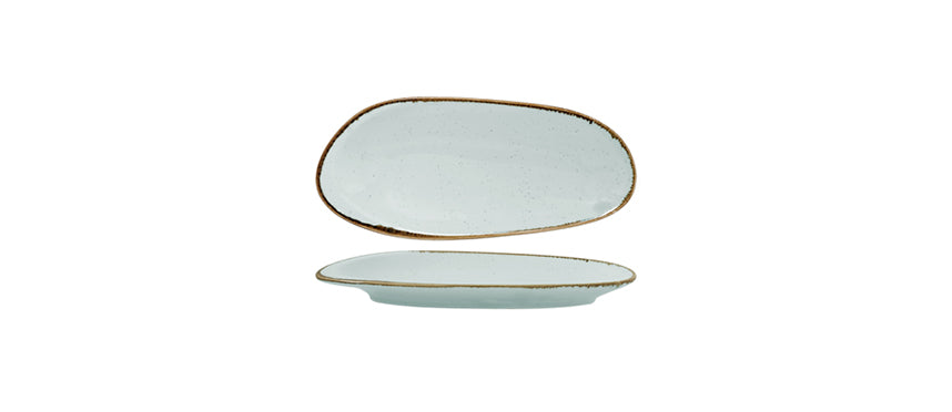 vassoio organic Colour Glaze Turquoise 31x14 cm - vassoio