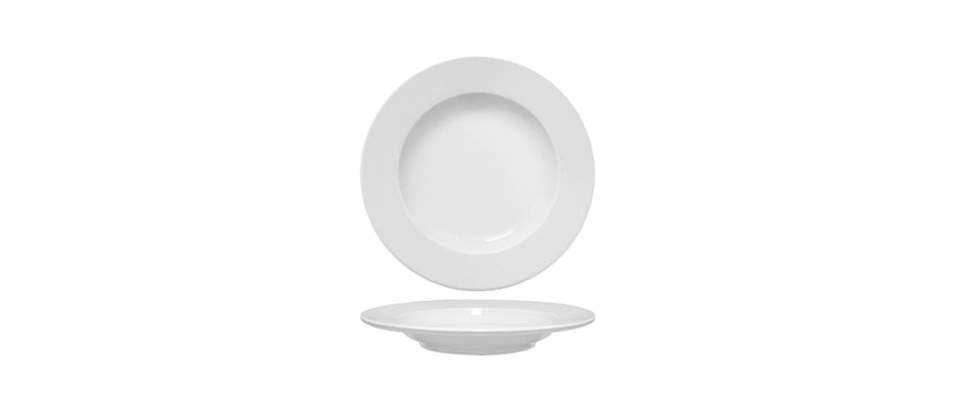 piatto fondo ade porcellana bianca Ø cm 23 - piatto fondo
