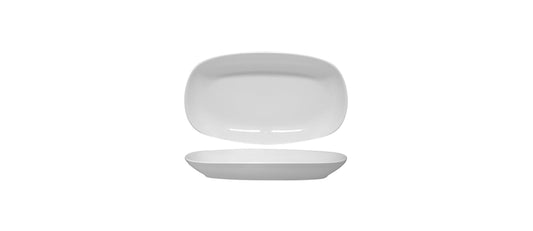 vassoio ovale era porcellana bianca cm 26x15