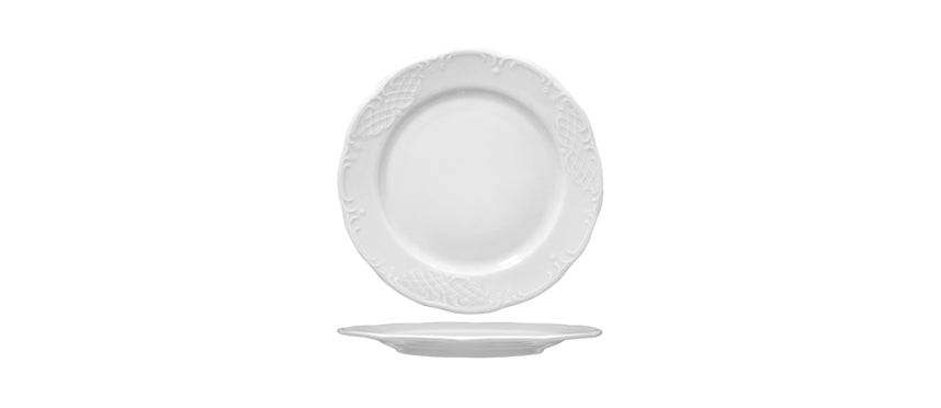 piatto piano ares porcellana bianca Ø cm 27