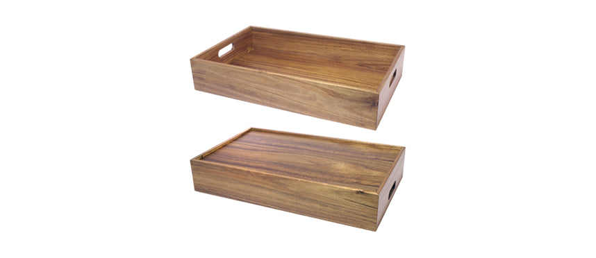 cassetta/alzata gn 1/1 cm 53x32,5 h 10 - alzata buffet per esporre dolci, prodotti da forno, finger food e preparazioni monoporzione