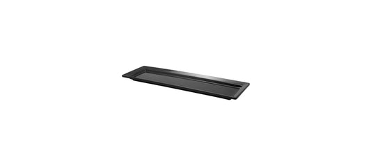 vassoio nero gn 2/4 cm 53x16,2 h 3 - vasca GN in melamina in melamina