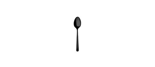 cucchiaino caffè Oslo pvd nero lucido acciaio inox 18/10 spessore mm 2,2 - cucchiaino caffè