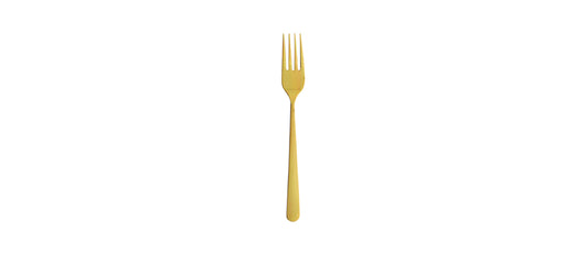 forchetta tavola Oslo pvd oro lucido acciaio inox 18/10 spessore mm 3 - forchetta tavola