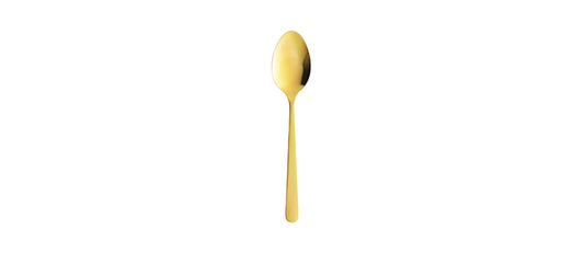 cucchiaio tavola Oslo pvd oro lucido acciaio inox 18/10 spessore mm 3 - cucchiaio tavola