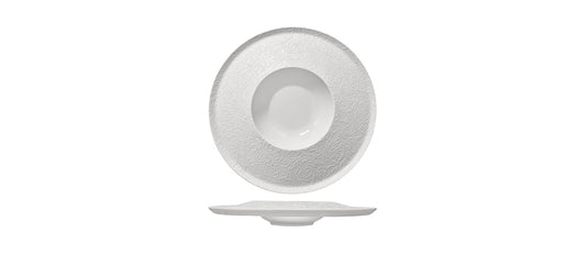 Piatto fondo gourmet damasco magnesium porcelain Ø 28