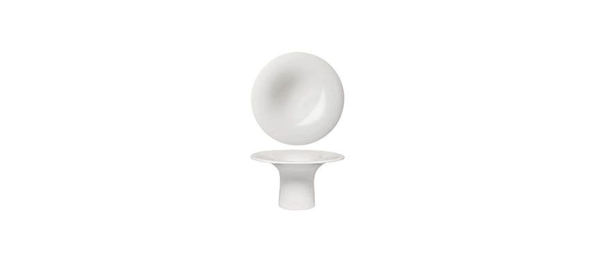 Piatto/alzata gourmet 50's era magnesium porcelain Ø 14x7,8h