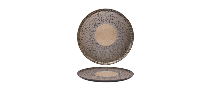 piatto piano agorà stoneware reactive color Ø cm 30 - piatto piano