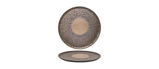 piatto piano agorà stoneware reactive color Ø cm 30 - piatto piano