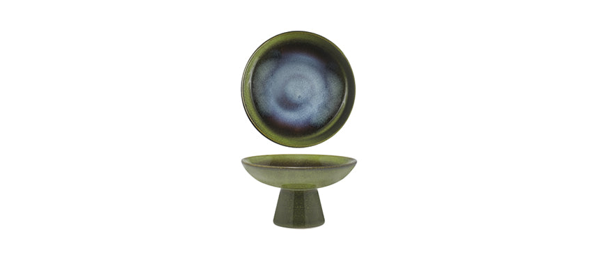 coppa con piede mauritius stoneware reactive color Ø cm 15 h 8,8 - articolo per la tavola