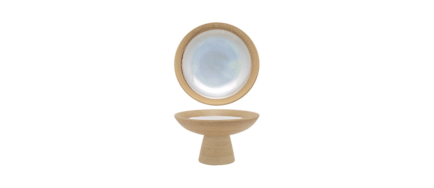 coppa con piede baleari stoneware reactive color Ø cm 15 h 8,8 - articolo per la tavola