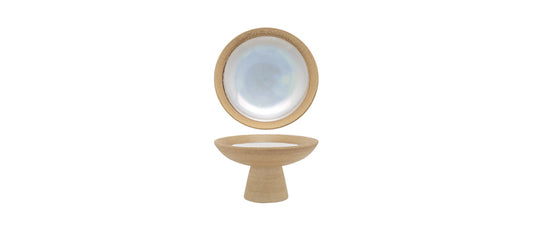coppa con piede baleari stoneware reactive color Ø cm 15 h 8,8 - articolo per la tavola