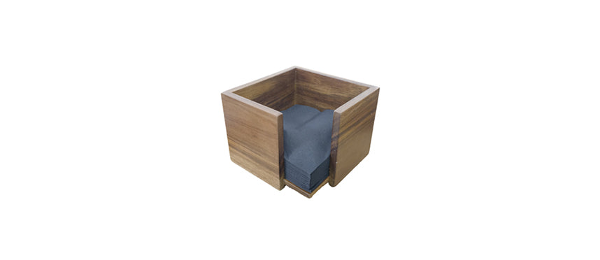 portatovaglioli quadrato cm 13,5x13,5 h 9,8 - supporto buffet per creare livelli, ordine e profondità nell'allestimento