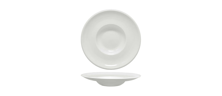 piatto pasta bone china Ø cm 26,8 interno Ø cm 13,6 - piatto pasta