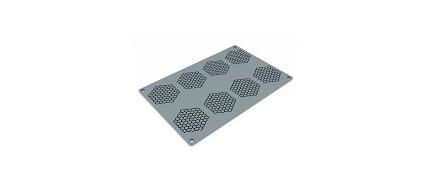 Stampo cm 30x20 per la realizzazione di 8 forme honeycomb cm 6,8x6,1 h 0,2 - stampo per pasticceria