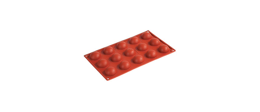 Stampo 15 Semisfere Ø cm 5 h 2,3 - stampo per pasticceria
