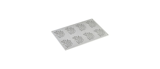 Stampo cm 30x20 per la realizzazione di 8 forme coral cm 7,5x5,9 h 0,2 - stampo per pasticceria