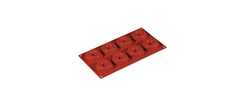 Stampo 8 Savarin Medio Ø cm 6,5 h 2,1 - stampo per pasticceria