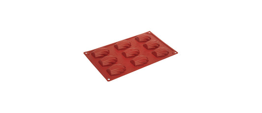Stampo 9 Madeleines cm 6,8x4,5 h 1,8 - stampo per pasticceria