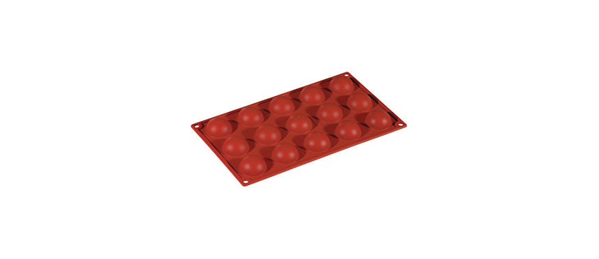 Stampo 15 Semisfere Ø cm 4 h 2 - stampo per pasticceria
