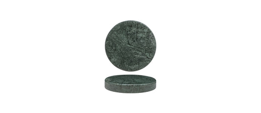 piattino tondo marble green marmo Ø cm 13 h 2 - articolo per la tavola