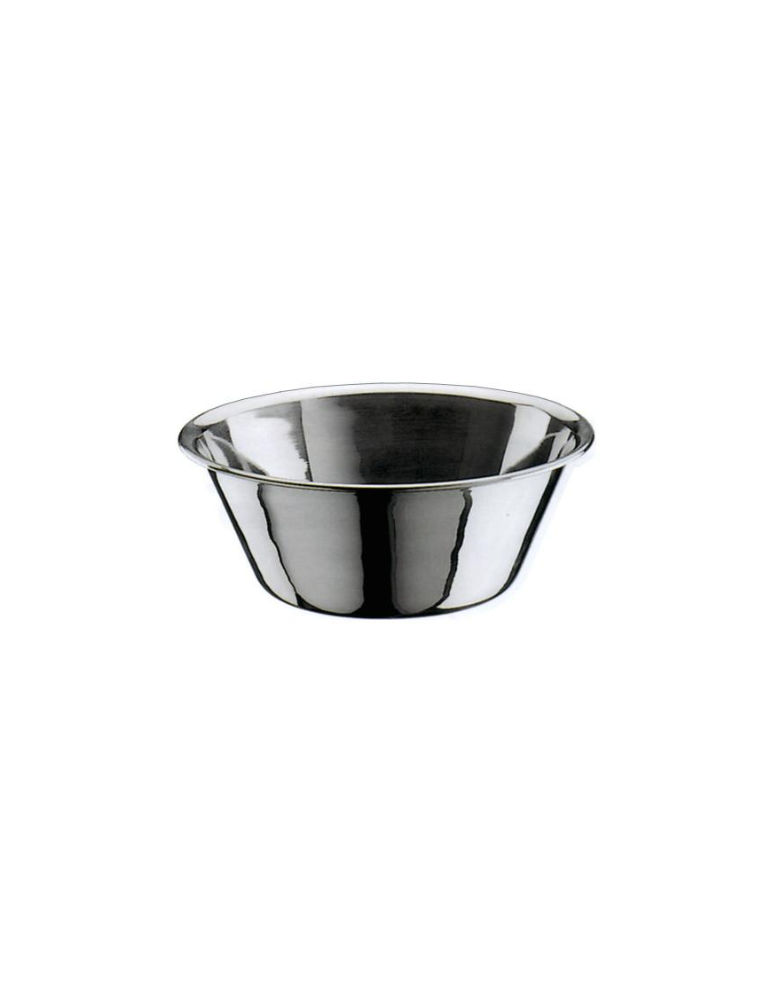 Insalatiera in inox conica bordata ø 20 ciotole acciaio inox