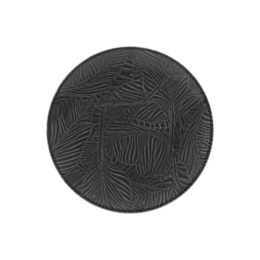 Piatto piano breath nero siviglia ø 26x2,5h piatti