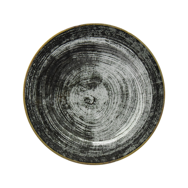 Piatto da portata black round siviglia ø 31x2,5h piatti