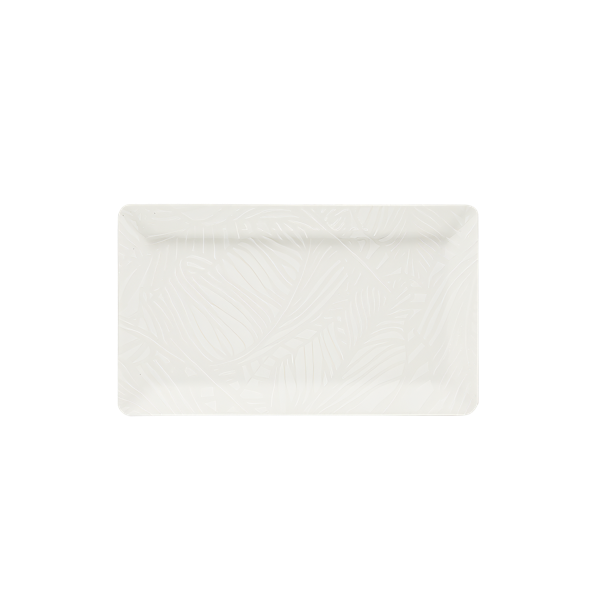 Piatto rettangolare kimi breath bianco cm 26x15 piatti