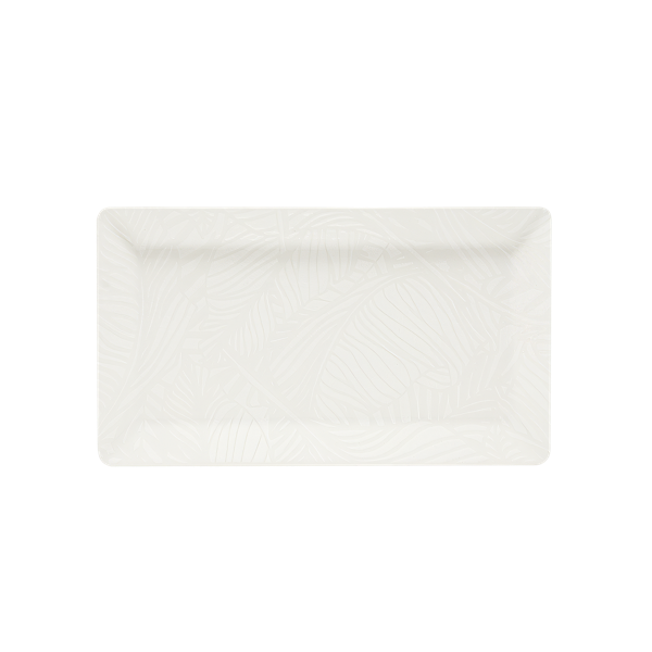 Piatto rettangolare kimi breath bianco cm 29x17,5 piatti
