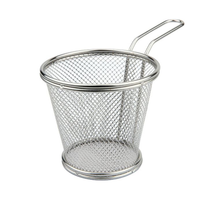 Mini cestino per fritture tondo ø 12 articoli