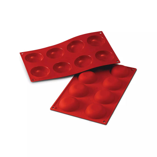 Stampo in silicone n.8 krapfen ø 60 h 20 mm teglie e stampi silicone