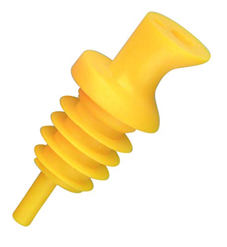 Yellow continuous pourer cap 12pcs