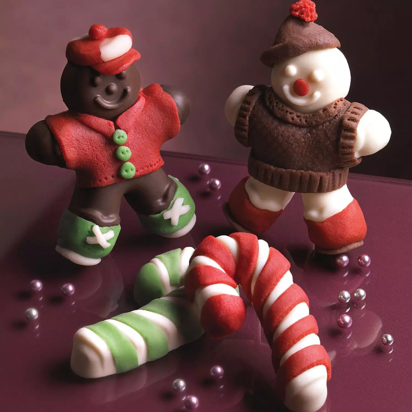 Stampo in silicone gingerbread man 95x78 h21 mm