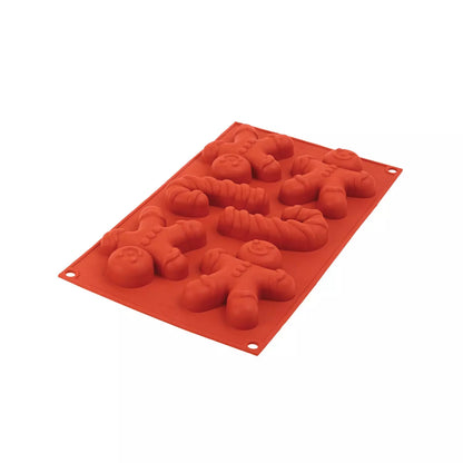 Stampo in silicone gingerbread man 95x78 h21 mm