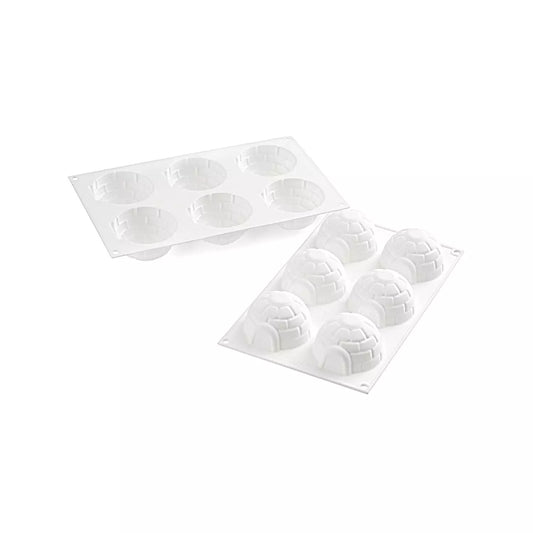 Stampo silicone n.6 igloo ø 76 h 42 mm