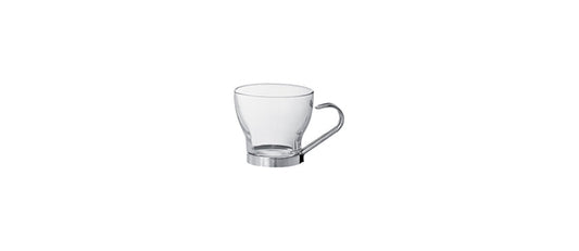 TAZZA CAFFE' OSLO CON MANICO IN INOX 10 Cl