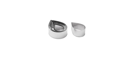 Formine tagliapasta inox goccia set 6 pz - tagliapasta