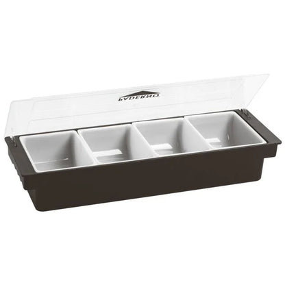 Contenitore per condimenti 4 scomparti cm 49x15x9
