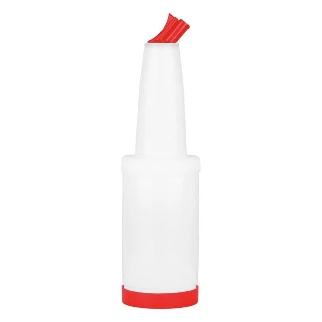 Versatore con contenitore rosso ø 9x26h 1 lt articoli