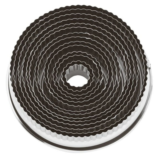 Fluted round cutter, 14 pcs.