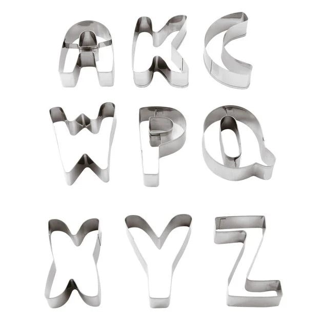 Taglia pasta lettere cm 6x2,5x2,5 articoli