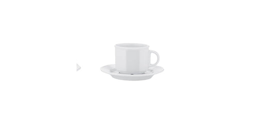 Mercury tazza caffe' con piattino cl 7
