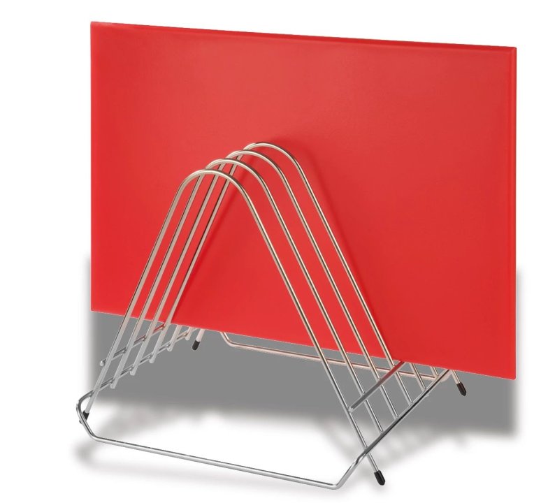 Portataglieri in filo inox cm 27x31x27 per cucina professionale e casa